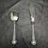 British antique silver plate jam spoon & butter knife set in case